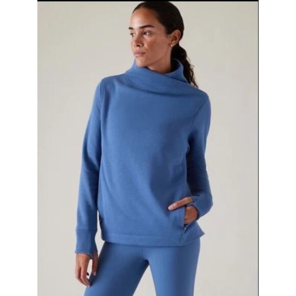 Athleta Cozy Karma Twist Neck Sweatshirt Woman’s Plus Size 2X NEW NWT - Picture 1 of 12